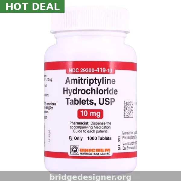 Buy Amitriptyline 50mg 28 Tablets | Amitriptyline Treatment — Order Online From $0.18
