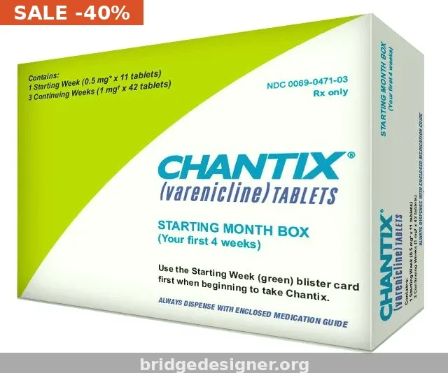Get Chantix 1mg Online | Varenicline Prescribed & Delivered From $2.04