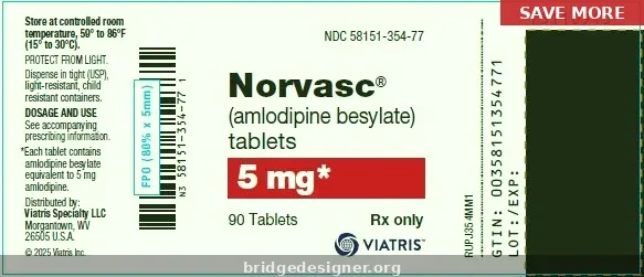 Norvasc — Amlodipine 10mg Tablets for High Blood Pressure